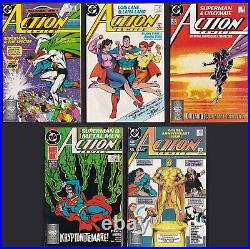 Complete 74 issue Byrne run on Superman/Action/Adventures with Ordway lead-in