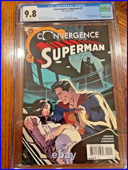 Convergence Superman #2 CGC 9.8 1st app and Birth of John Kent! DC 2015 Convergence Superman #2 CGC 9.8 1st app and Birth of John Kent! DC 2015