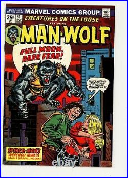 Creatures on the Loose 30 VF/NM Man-Wolf Begins