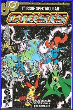 Crisis on Infinite Earths #1 (1985) Vintage NM Mega-Key Comic, 1st Printing