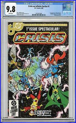 Crisis on Infinite Earths #1 CGC 9.8 1st Appearance Blue Beetle