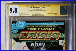 Crisis on Infinite Earths 2 (SSCGC 9.8) Sign by Perez & Wolfman 1st Anti-Monitor