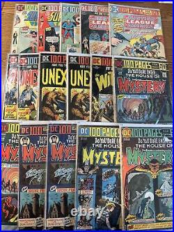 DC 100 Page Giant Comic Lot of 16 1st Print Silver age Justice League Superman