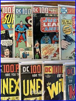 DC 100 Page Giant Comic Lot of 16 1st Print Silver age Justice League Superman