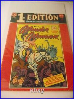 DC 1st FAMOUS EDITION OVERSIZE COMICS LOT (8) BATMAN, SUPERMAN AND MORE