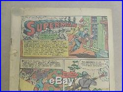 DC Action Comics #23 1940 Coverless Complete Interior 1st Lex Luthor Superman