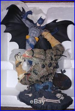 DC COMICS 1st Edition BATMAN vs KILLER CROC STATUE-DIORAMA DARK KNIGHT #411/1500