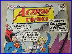 DC Comics Action Comics #252 1959 1st Appearance Of Supergirl And Metello