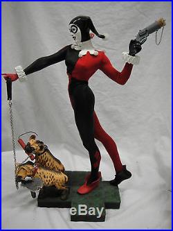 DC COMICS HARLEY QUINN 1/4 SCALE MUSEUM STATUE Figurine Joker Batman Bust Figure