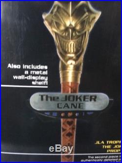 DC COMICS JLA TROPHY ROOM BATMAN JOKER's CANE Replica Statue Bust Harley Quinn
