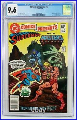 DC COMICS PRESENTS #47 CGC 9.6 NM+ WP Newsstand MOTU 1st He-Man & Skeletor 1982