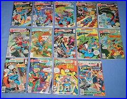 DC COMICS PRESENTS SUPERMAN and #'s 1 thru 25 + WHITMAN VARIANT # 12 (1978) FN+