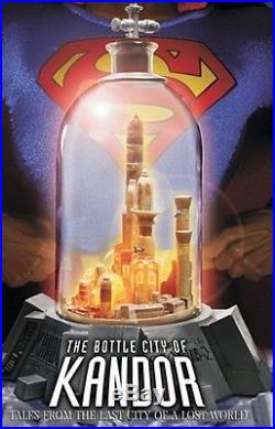 DC COMICS SUPERMAN BOTTLE CITY OF KANDOR PROP Replica MIB lights up Statue TOY