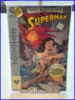 DC Comic Death Of Superman First Printing Special Collectors Package