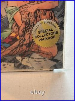 DC Comic Death Of Superman First Printing Special Collectors Package