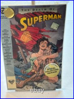 DC Comic Death Of Superman First Printing Special Collectors Package