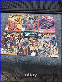 DC Comics 3/90-10/91 Superman Comic Book Lot #41-60 RARE