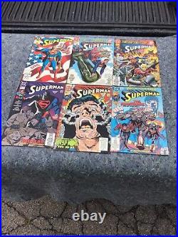 DC Comics 3/90-10/91 Superman Comic Book Lot #41-60 RARE