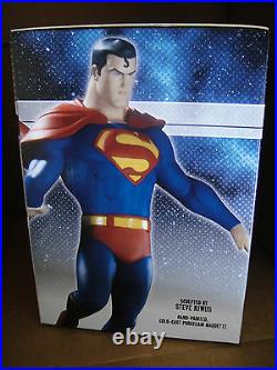 DC Comics ALL Star SUPERMAN DVD ANIMATION MAQUETTE STATUE New! JUSTICE LEAGUE