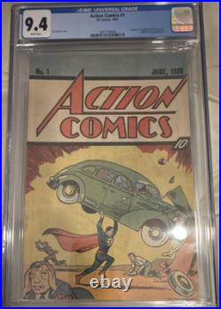 DC Comics Action Comics #1 (1987) Reprint CGC 9.4 Superman First Appearance