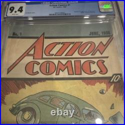 DC Comics Action Comics #1 (1987) Reprint CGC 9.4 Superman First Appearance