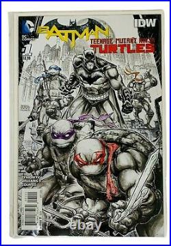 DC Comics Batman Teenage Mutant Ninja Turtles #1 1st Print Sketch Edition New