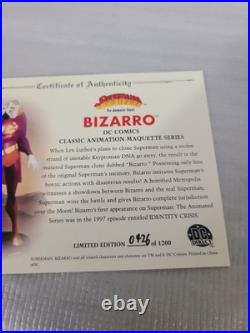 DC Comics Classic Animation Maquette Series 9 Bizarro 0426 /1200 With Coa