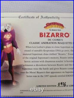 DC Comics Classic Animation Maquette Series 9 Bizarro 0426 /1200 With Coa