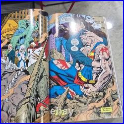 DC Comics Death and Return of Superman Omnibus Hardcover Custom Bound Book