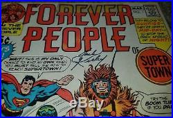 DC Comics Forever People 1 1st App Darkseid Signed JACK KIRBY bronze 3/71 book