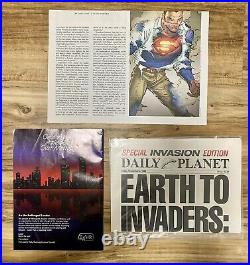 DC Comics GOTHAM GAZETTE & DAILY PLANET-NEWSTIME Magazine Promo Collection Of 7