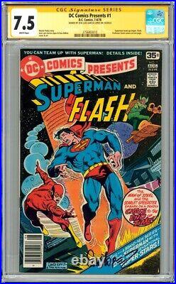 DC Comics Presents #1 CGC SS 7.5 Superman Flash Race Jose Luis Garcia Lopez Art