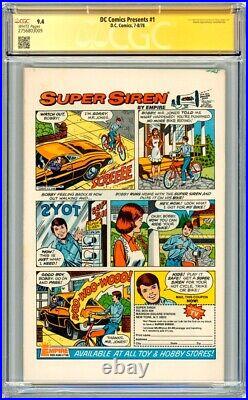 DC Comics Presents #1 CGC SS 9.4 Superman Flash Race Jose Luis Garcia Lopez Art