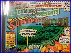 DC Comics Presents #26 1st App Teen Titans CGC Signed 3x Newsstand! HBO MAX