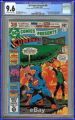 DC Comics Presents #26 CGC 9.6 NM+ SUPERMAN GREEN LANTERN TEEN TITANS RAVEN