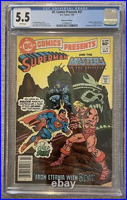 DC Comics Presents #47 CGC 5.5 1st He-Man & Skeletor Masters of Universe