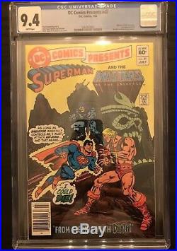 DC Comics Presents #47 CGC 9.4 Newsstand White Pages 1st App He-Man, Skeletor