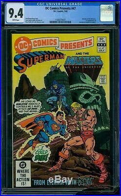 DC Comics Presents 47 CGC 9.4 White Pages Cracked Case