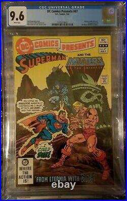 DC Comics Presents #47 Cgc 9.6 White Pages 1st Appearance Of He-man And Skeletor