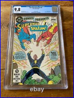 DC Comics Presents #49 CGC 9.8 WP NM/MT 1982 Superman Shazam Black Adam Fight