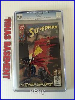 DC Comics SUPERMAN #75 CGC 9.8 Death of Superman Doomsday 1993 rare