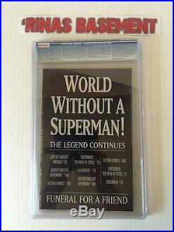 DC Comics SUPERMAN #75 CGC 9.8 Death of Superman Doomsday 1993 rare