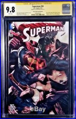 DC Comics SUPERMAN BATMAN 50 CGC SS 9.8 Variant Set Bermejo JUSTICE WONDER WOMAN