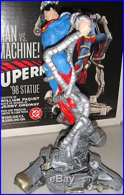 DC Comics SUPERMAN MAN VS MACHINE 12 TallFULL SIZE STATUE 1998 Maquette Batman