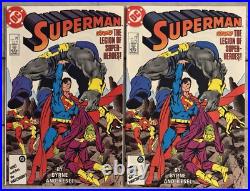 DC Comics Superman 1986-1988 Lot 19 Issues With Multiples #1-8 #12 #14 #423 Nm+