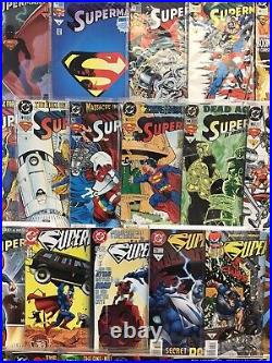 DC Comics Superman 2nd Series Comic Book Lot Of 100