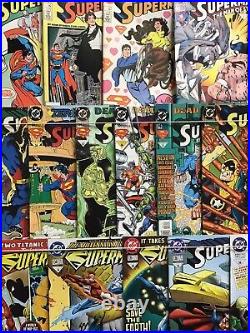 DC Comics Superman 2nd Series Comic Book Lot Of 100