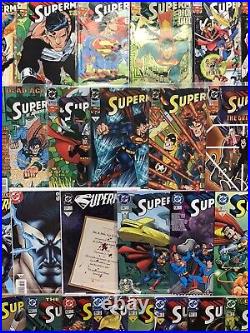 DC Comics Superman 2nd Series Comic Book Lot Of 100