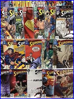 DC Comics Superman 2nd Series Comic Book Lot Of 100