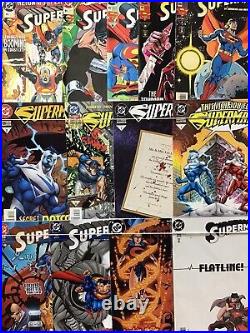 DC Comics Superman 2nd Series Comic Book Lot Of 100